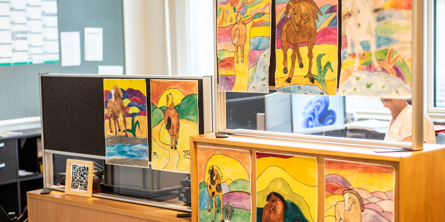 Kontoret på Sabro-Korsvejskolen