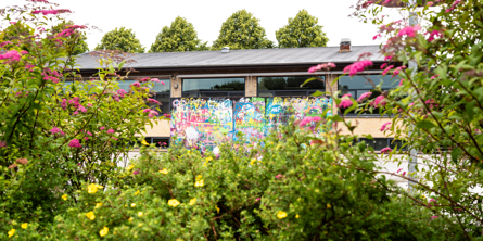 Grafittivæg på Sabro-Korsvejskolen